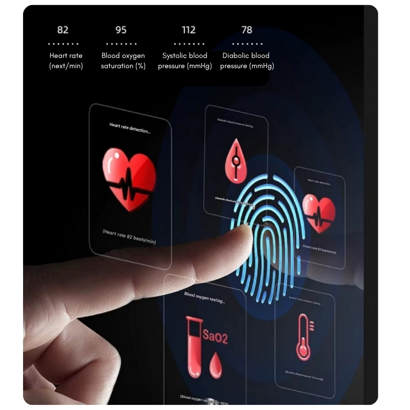 fingerprint feature in massage chair