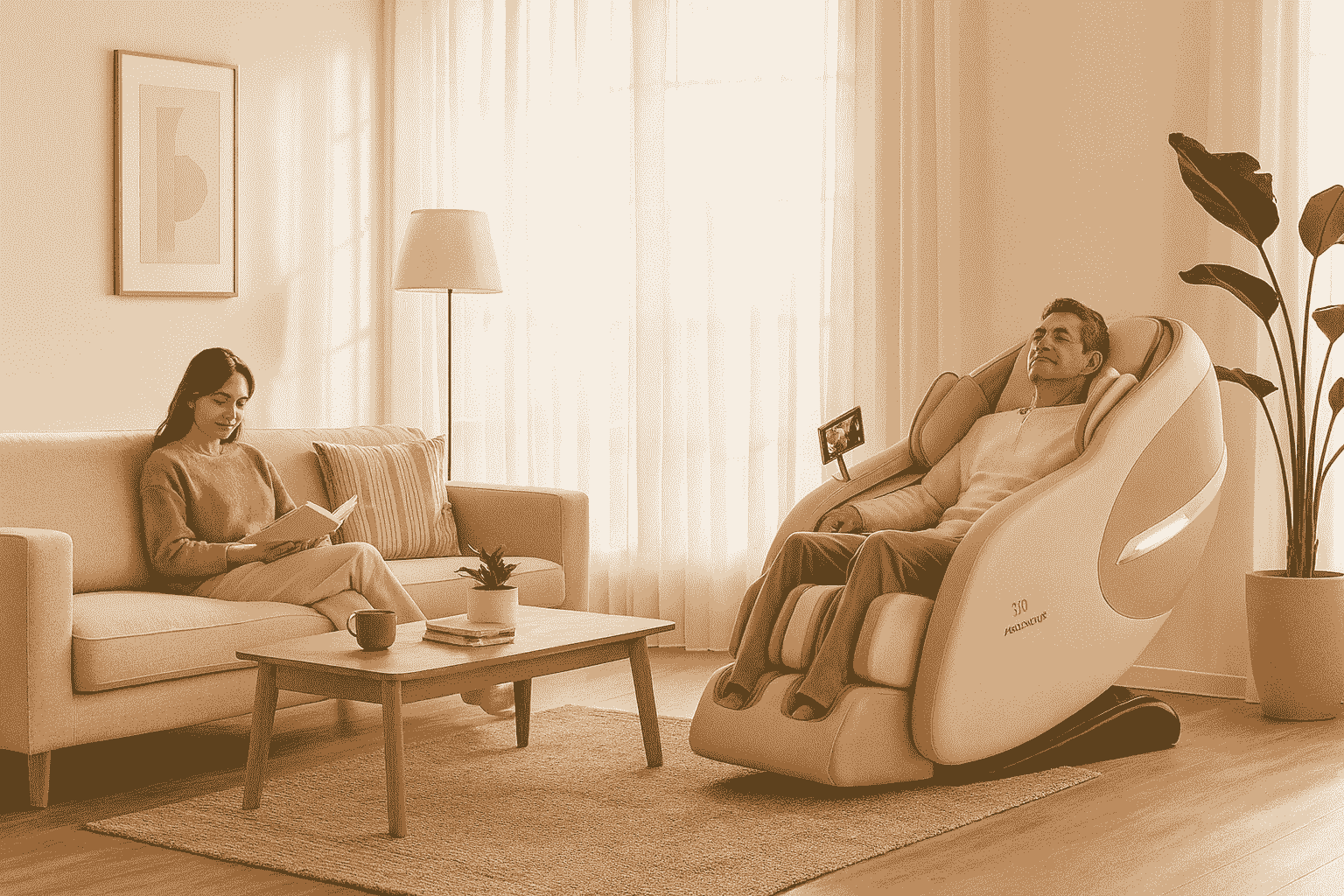 massage chair in home