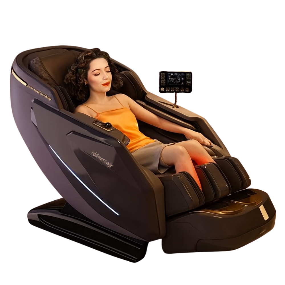 woman in massage chair niyak