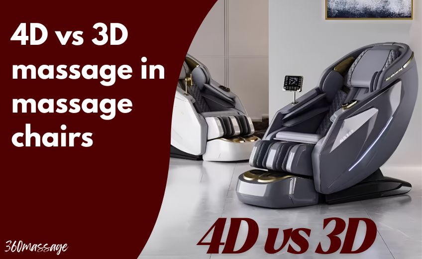 differences between 3D and 4D massage chairs