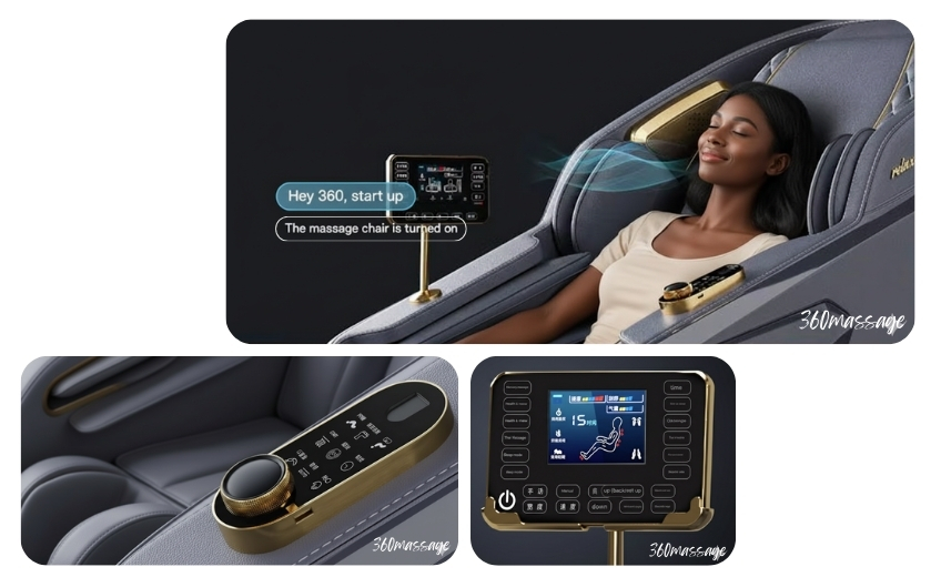 voice control massage chair
