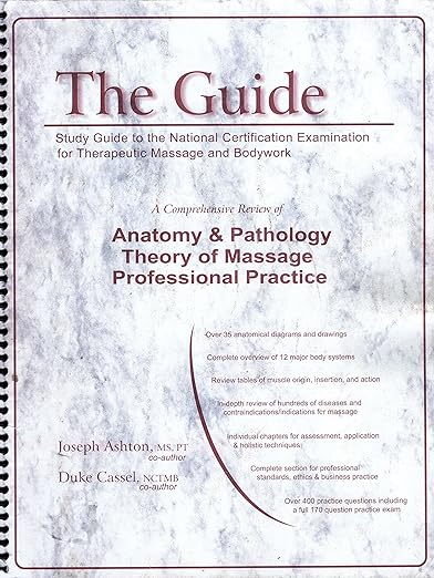 the guide of anotomy and pathology theory of massage professional practice book