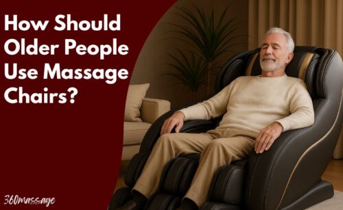 How should old people use massage chairs