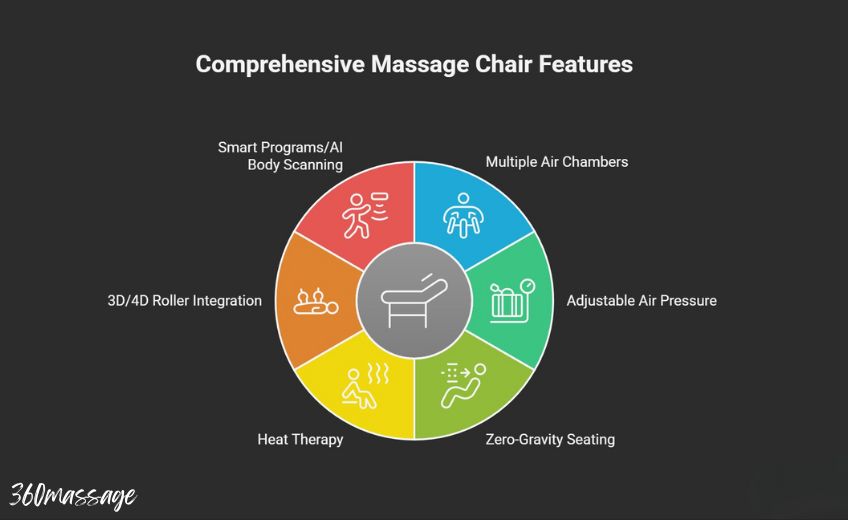 massage chairs features