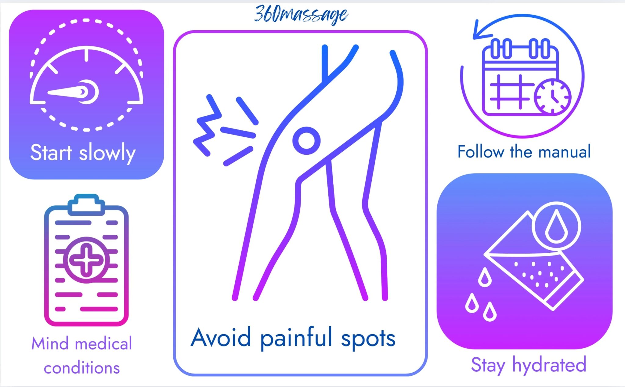 safety tips for massage chairs