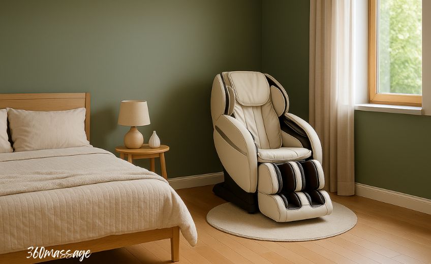 massage chair in bedroom