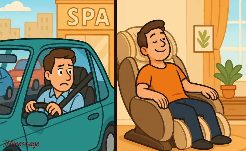 going to spa everyday vs massage chairs