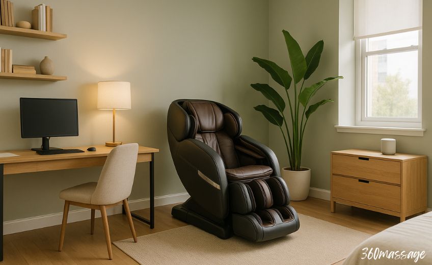 massage chairs in home office