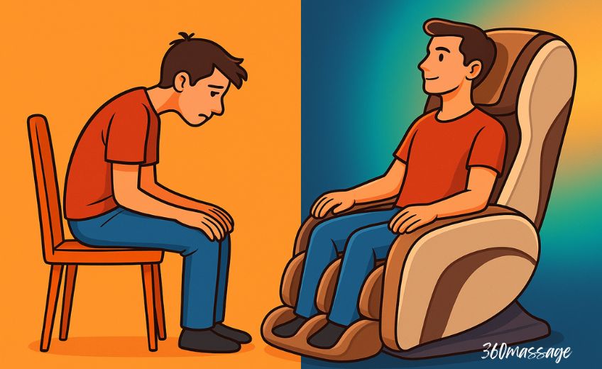 massage chairs on posture