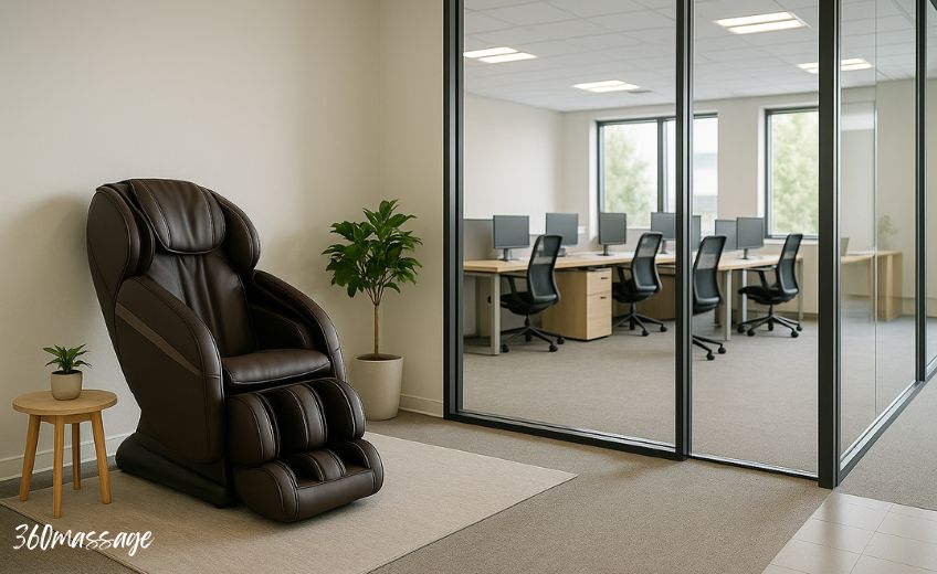 massage chair in office