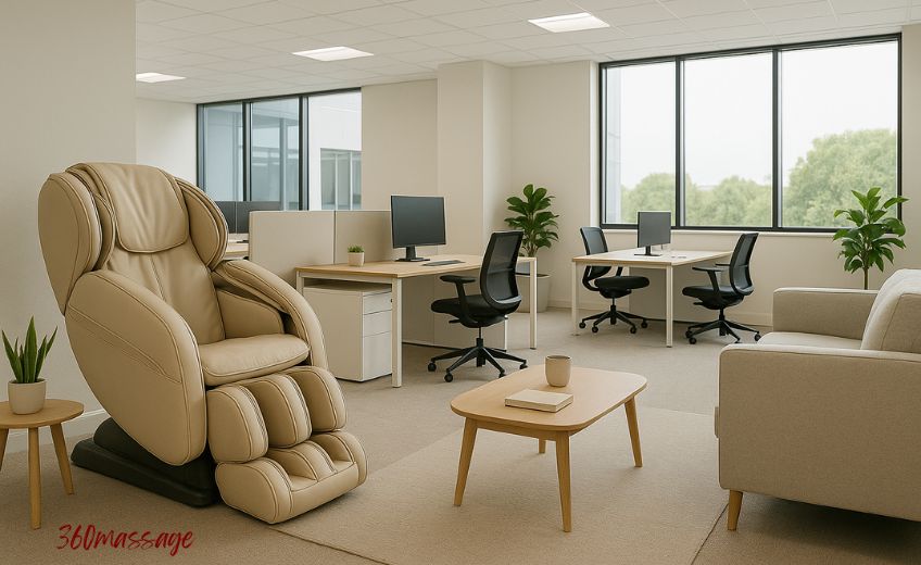 massage chair in office