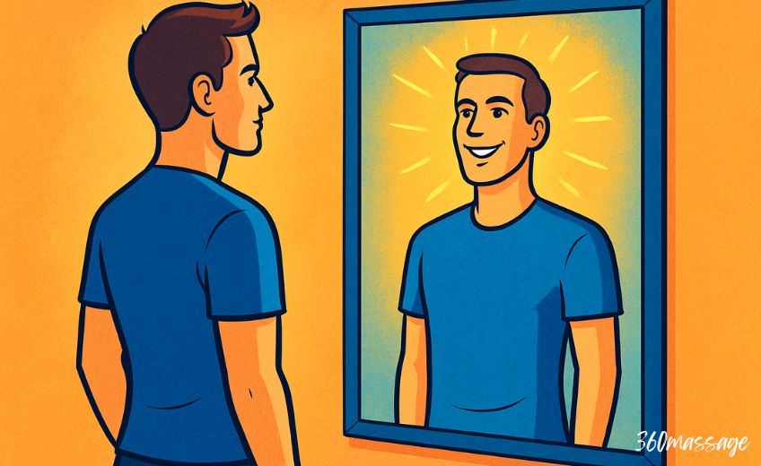 man and his confidance