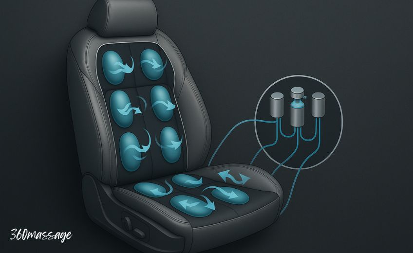 massage seat in a car