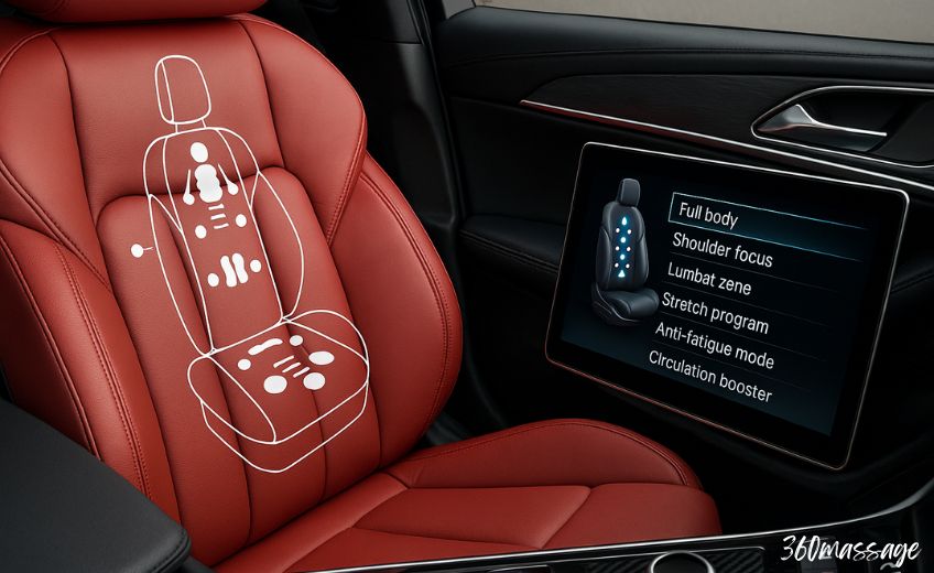 features in massage chairs in cars