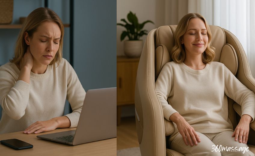 massage chair helps with chronic pain