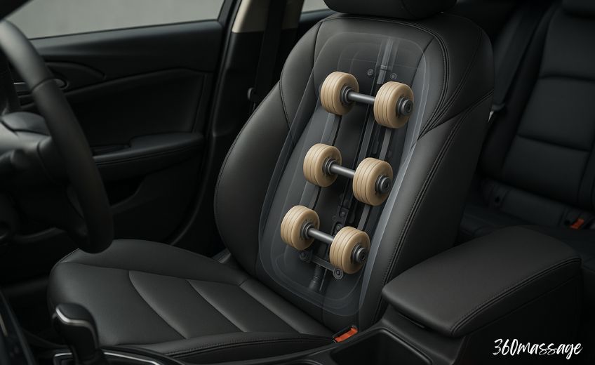 rolllers in massage seats in cars