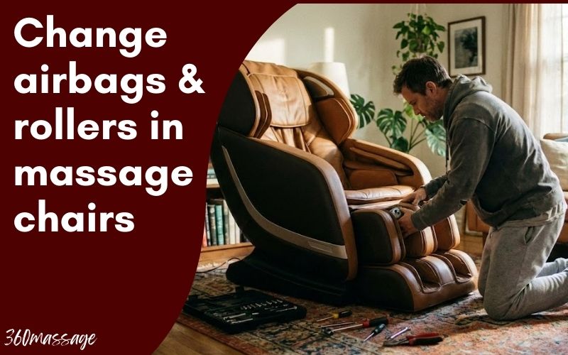 change rollers and airbags in massage chairs