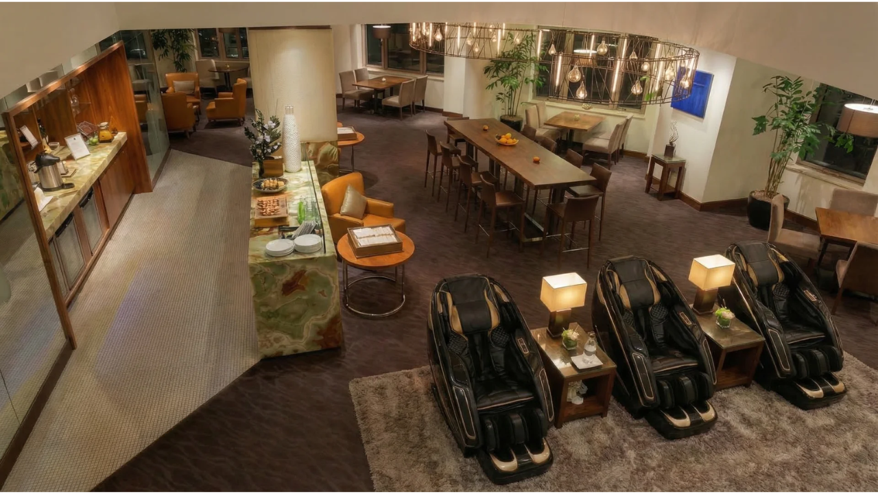 Massage chairs for hotels 4 massage chairs in hotel