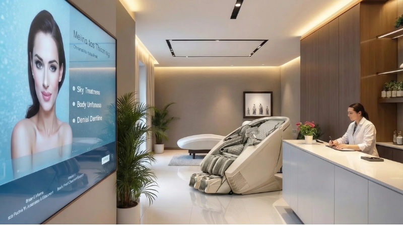 Massage chairs for SPA 6 massage chair in spa