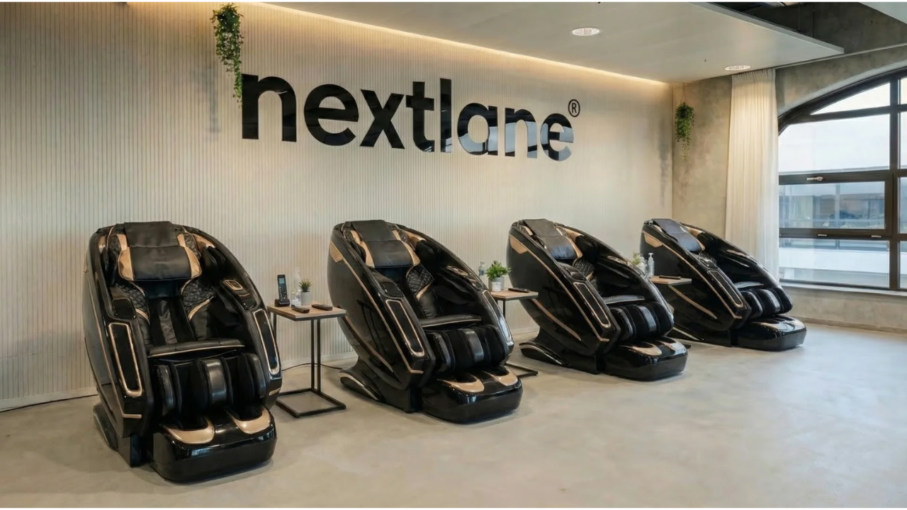 Massage chairs for gyms 4 massage chairs in office