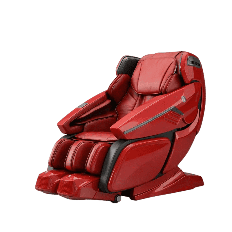 red massage chair