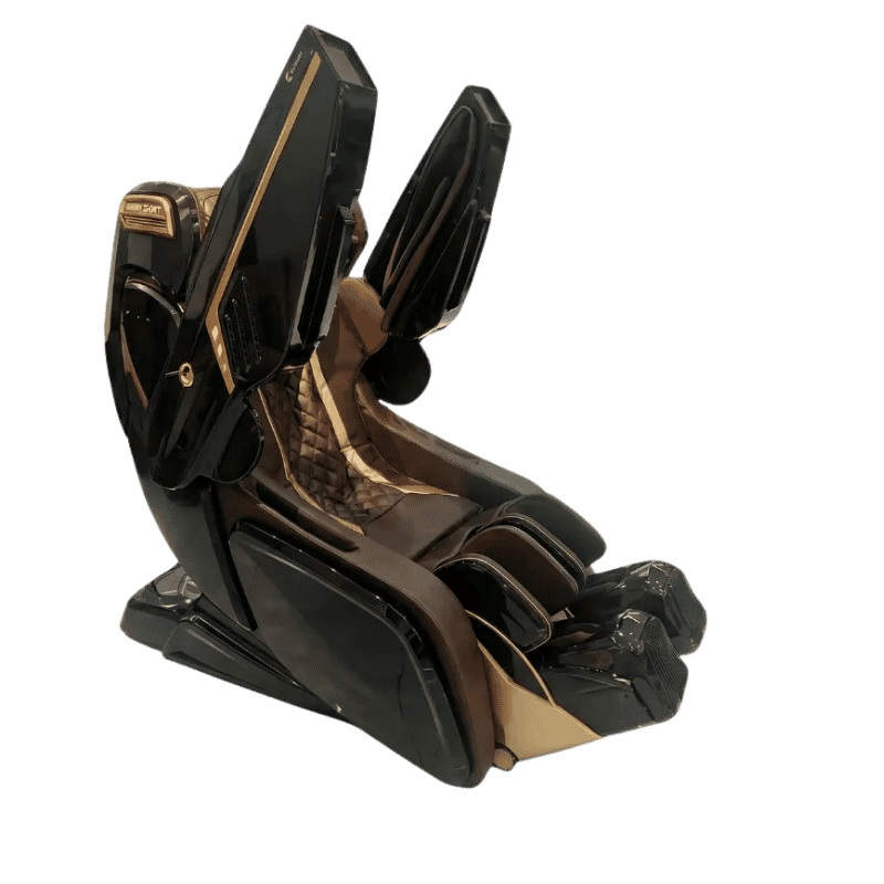 black massage chair