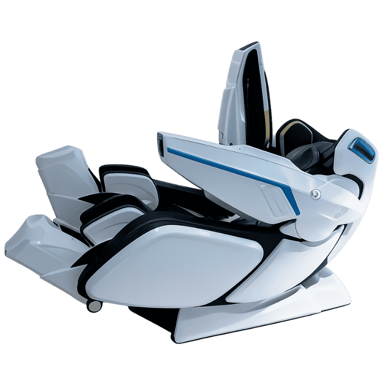 white massage chair