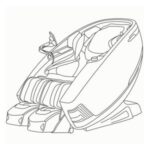 outlined pain of a massage chair by 360massage named auraa