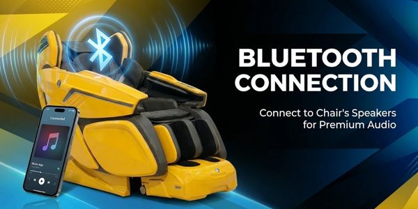 bluetooth connection feature of massage chairs