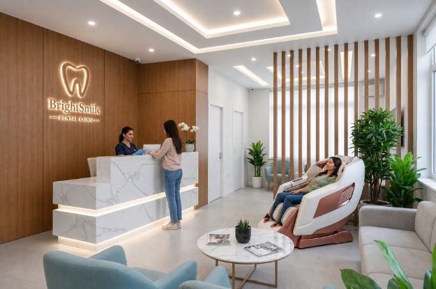 Massage chair for waiting room 4 Massage chair for dental clinic waiting room relaxation