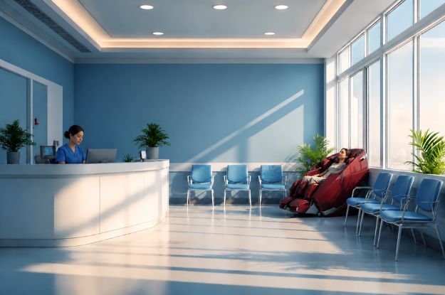 Massage chair for waiting room 6 Massage chair for hospital waiting area comfort